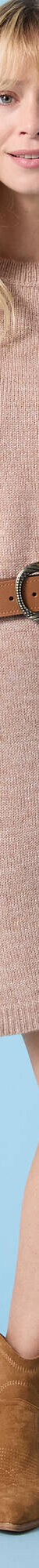 Robe pull Spécial Petites, maille fantaisie toucher doux (noisette chiné) Robe pull Spécial Petites, maille fantaisie toucher doux (noisette chiné)